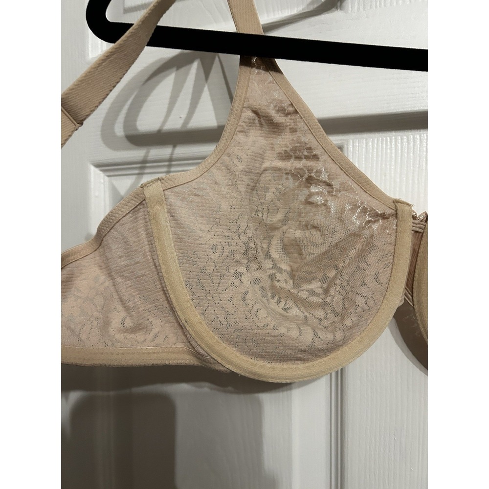 Wacoal Bra 38D Halo Lace Under Wire Unlined Full Coverage lingerie Style 851205 - Picture 12 of 15